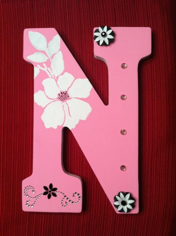 Wooden Letter Craft Ideas
 59 best images about Decorated Wooden Letters on Pinterest