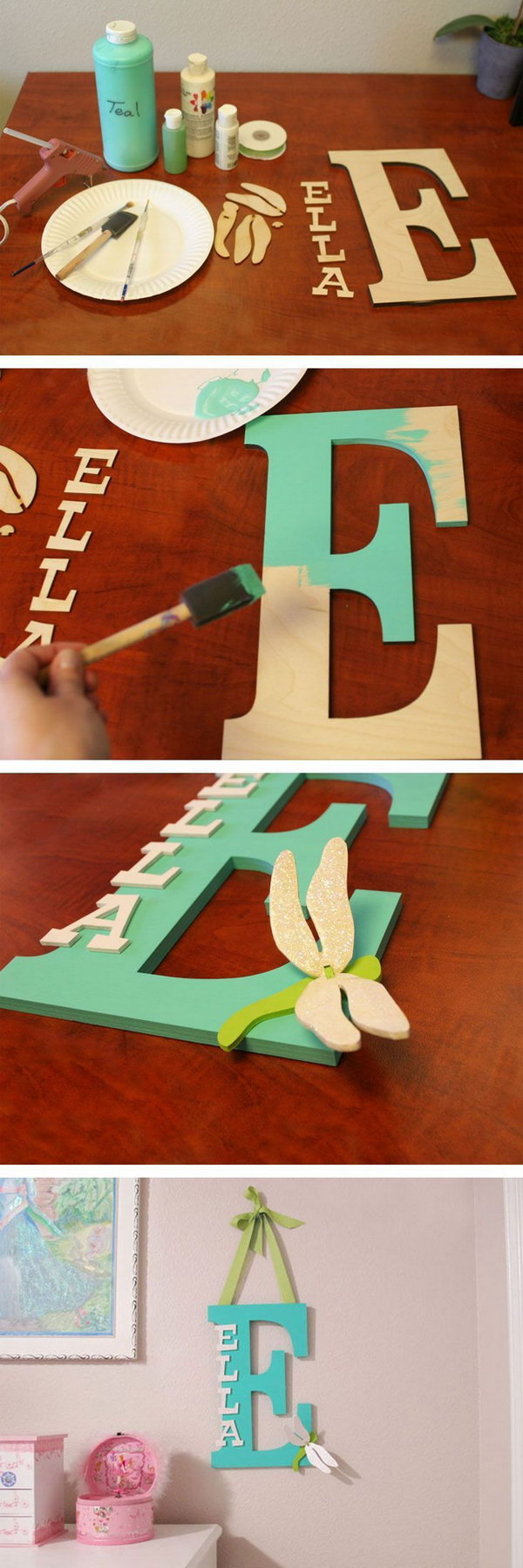 Wooden Letter Craft Ideas
 DIY Letter Ideas & Tutorials Hative