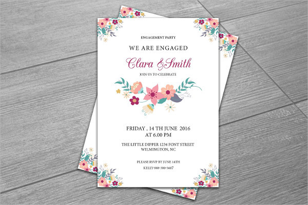 Wording For Engagement Party Invitations Ideas
 13 Surprise Engagement Party Invitation Designs
