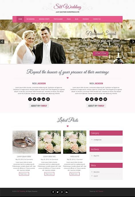 Wp Wedding Themes
 Free Wedding WordPress Theme for wedding websites