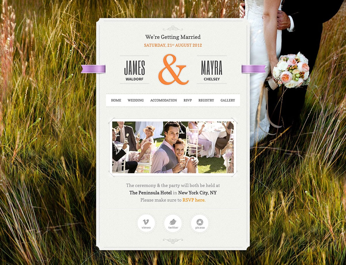Wp Wedding Themes
 25 Best Wedding WordPress Themes 2019 aThemes