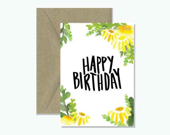 X Rated Birthday Cards
 Happy Birthday Sunflower Greeting Card Rosie Lou