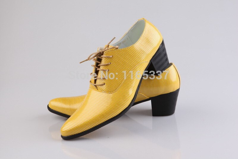 Yellow Dress Shoes Wedding
 Hot Sell yellow men s wedding shoes Party shoes Dress