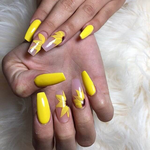 Yellow Nail Ideas
 50 Gorgeous Yellow Acrylic Nails to Spice Up Your Fashion