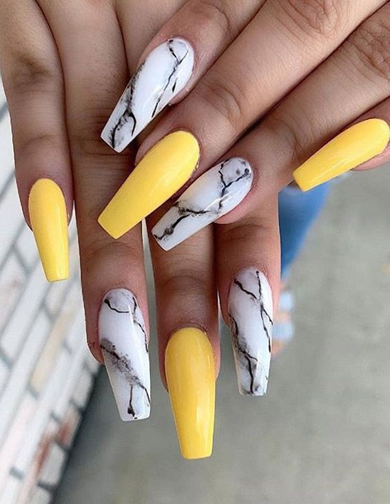 Yellow Nail Ideas
 Perfect Styles of Yellow Nail Designs In 2019
