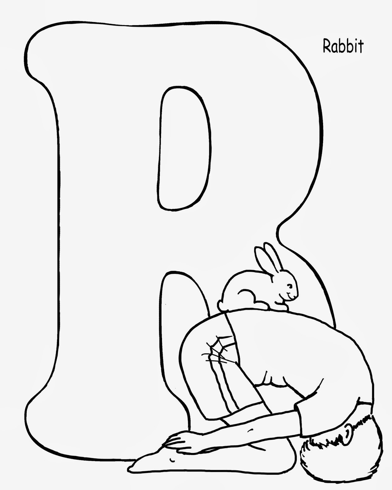 Yoga Coloring Pages For Kids
 Yoga for Kids The ABCs of Yoga for Kids Easter Coloring