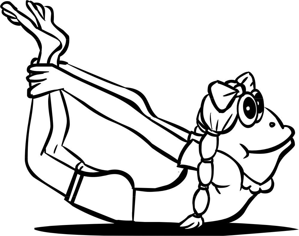 Yoga Coloring Pages For Kids
 Getting Yoga in Schools is a Problem