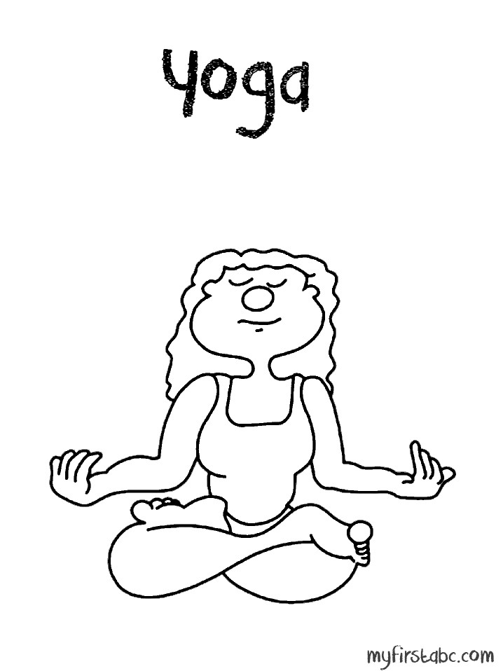 Yoga Coloring Pages For Kids
 Yoga Coloring Pages Coloring Home