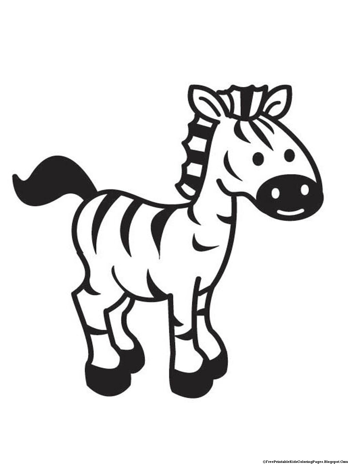 Zebra Coloring Pages Printable
 Zebra Coloring Pages Free Printable Kids Coloring Pages