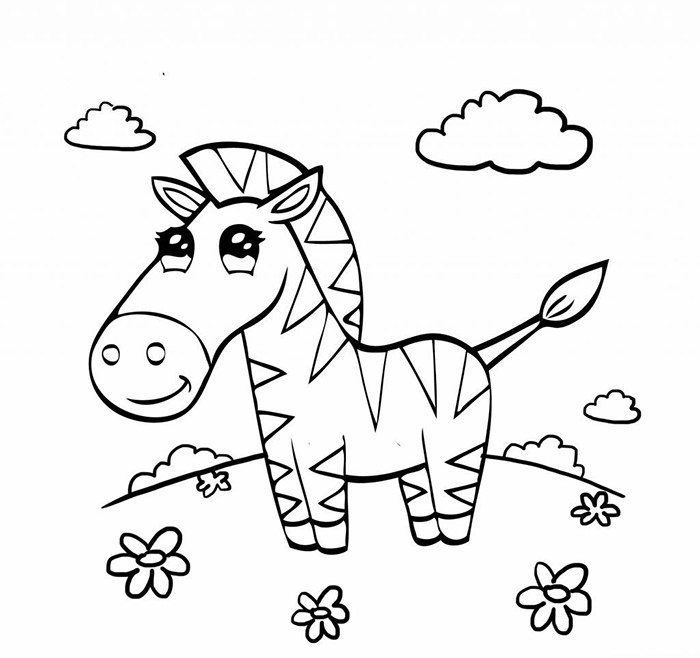 Zebra Coloring Pages Printable
 40 Zebra Templates Free PSD Vector EPS PNG Format