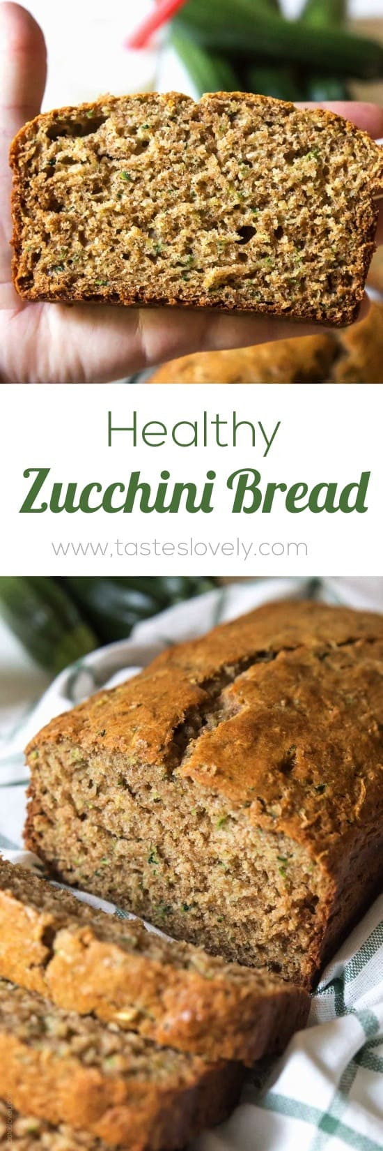 Zucchini Bread Healthy
 Healthy Zucchini Bread — Tastes Lovely