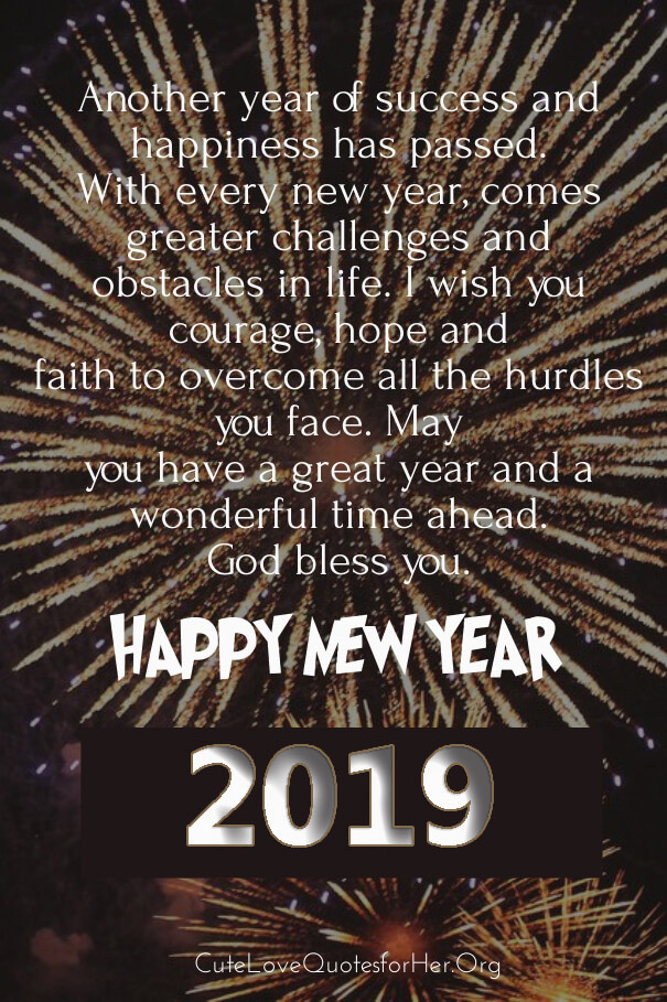 2020 New Year Quotes
 Top 20 Happy New Year 2020 and Love Quotes for Her