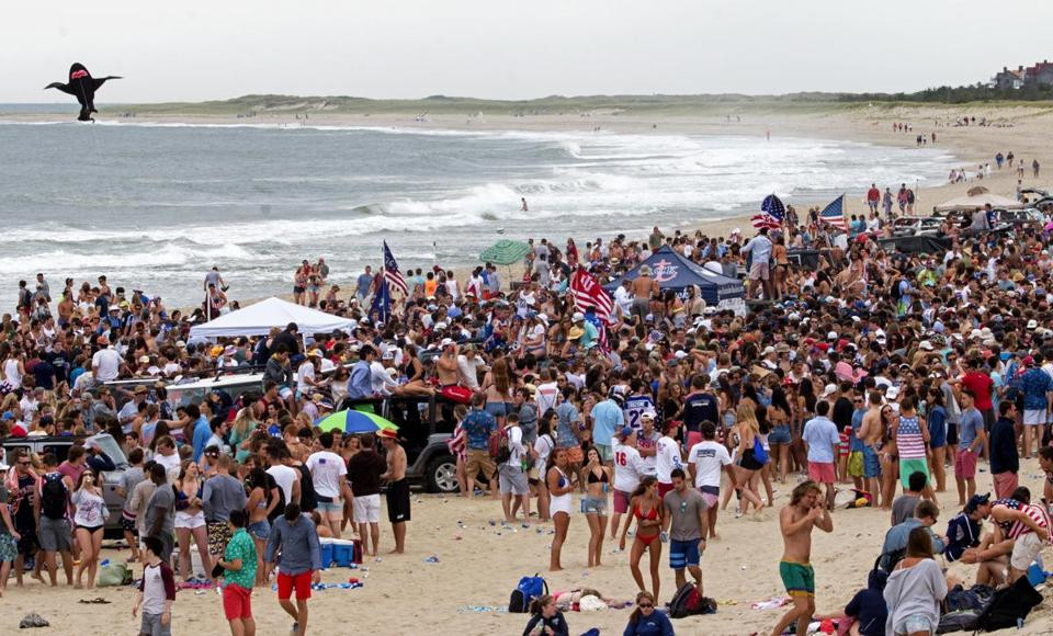 4th Of July Beach Party
 Young middle class and black on Nantucket The Boston Globe