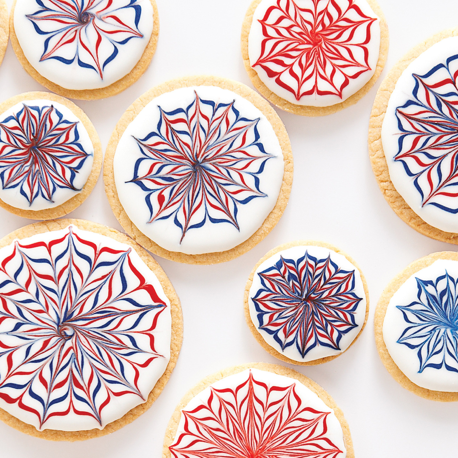 4th Of July Cookies Ideas
 Red White and Blue Royal Icing