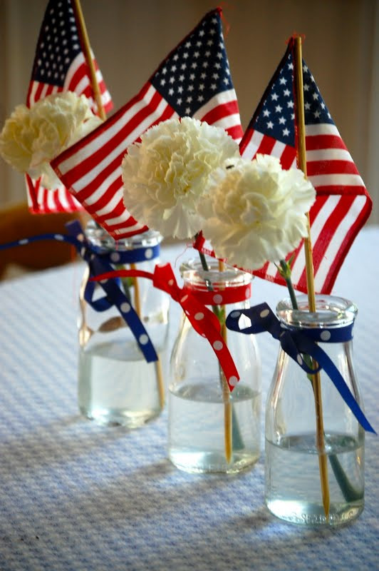 4th Of July Decoration Ideas
 Heritage Schoolhouse easy and simple patriotic