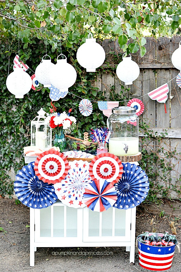 4th Of July Decoration Ideas
 Fourth of July Party Decorating Ideas A Pumpkin And A