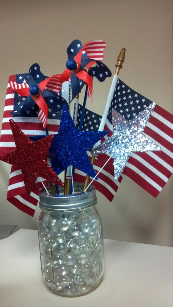 4th Of July Decoration Ideas
 53 Cool 4th July Centerpieces In National Colors DigsDigs