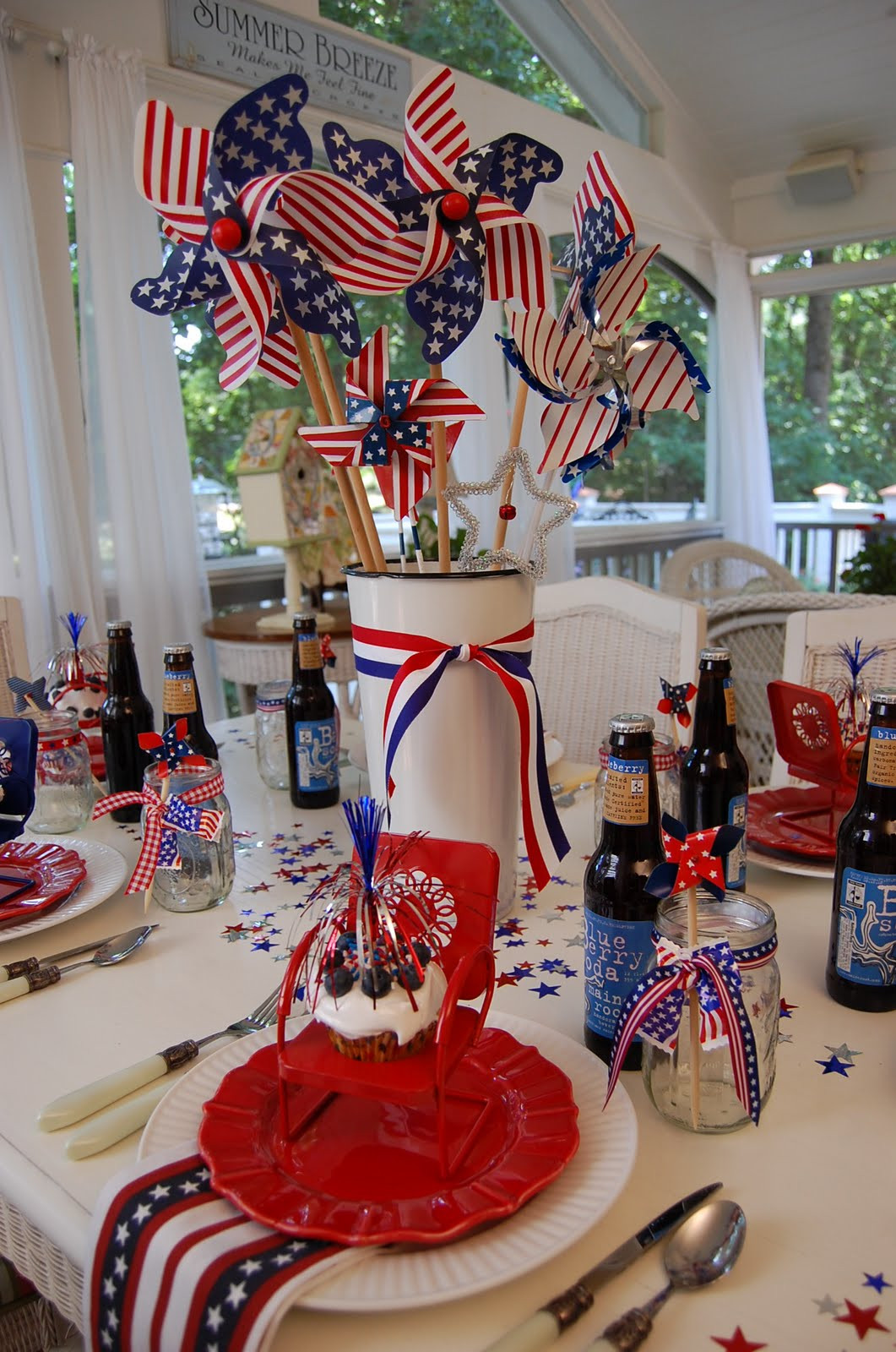 4th Of July Decoration Ideas
 A Patriotic Celebration Table Setting