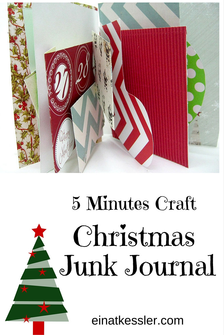 5 Minute Crafts Christmas
 scrappin it 5 Minutes Craft Christmas Junk Journal