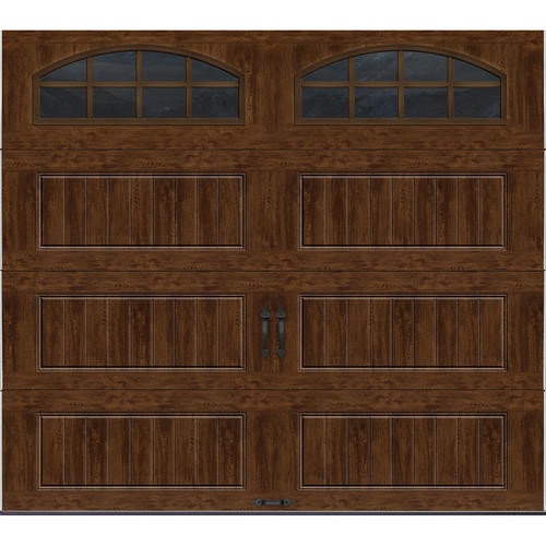 8 Ft Garage Doors
 Ideal Door 9 ft x 8 ft Walnut Long Pnl Carriage House