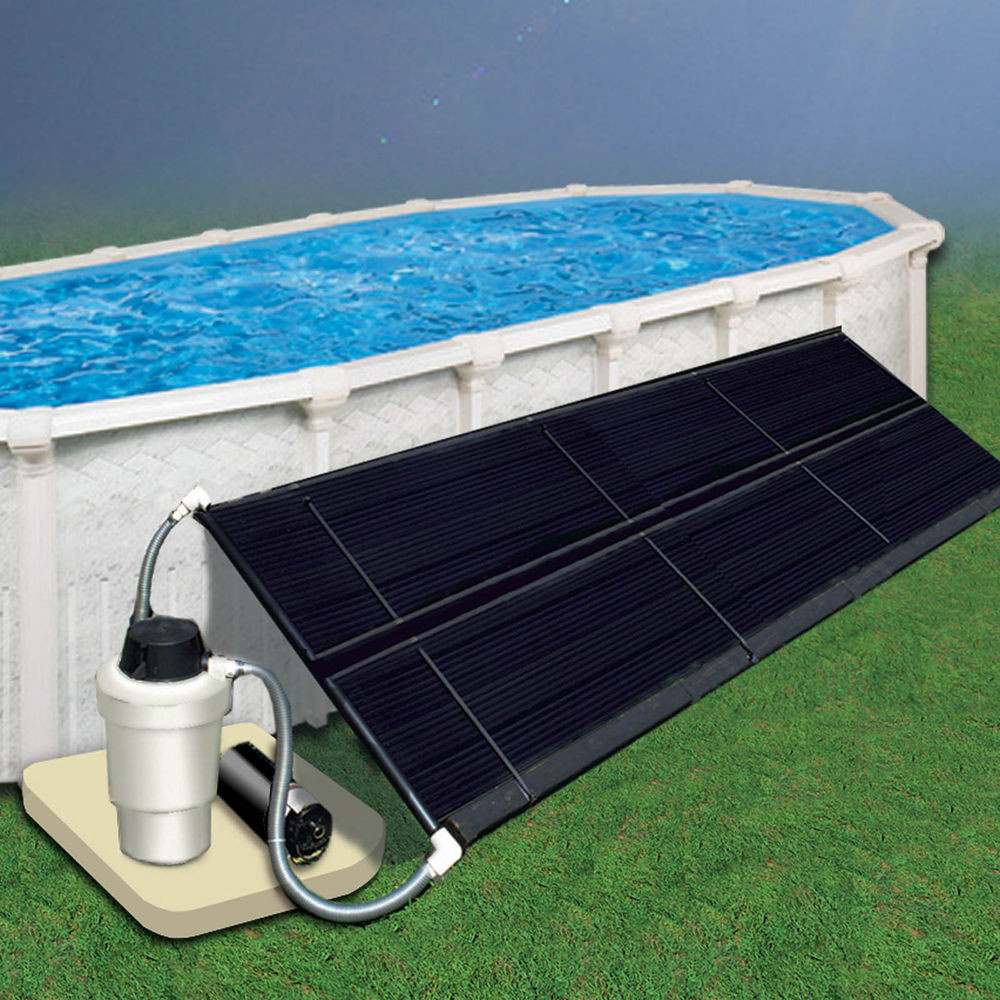 Above Ground Pool Heaters
 Ground 4x10 Space Saver Solar Panel Collector Kit