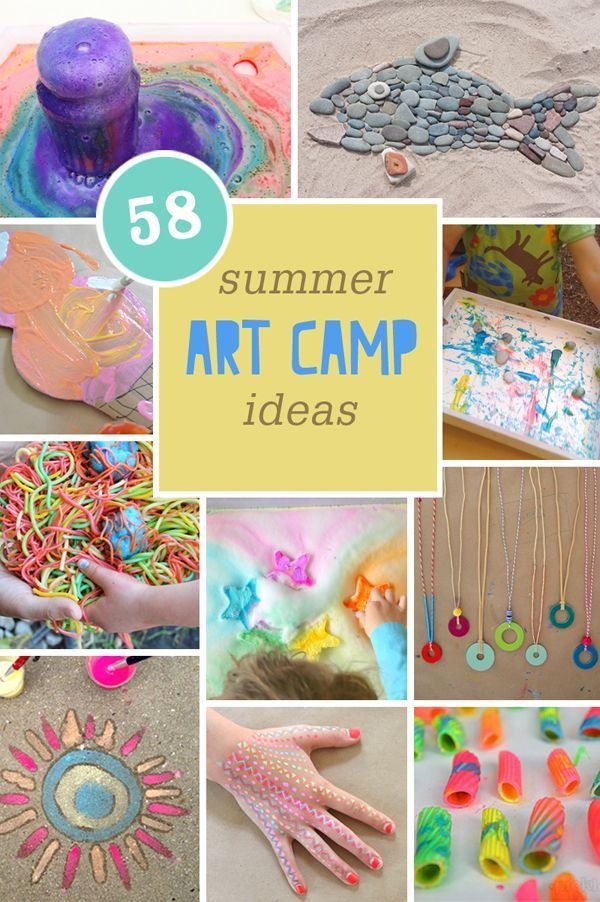 Arts And Craft For Summer Camp
 58 Summer Art Camp Ideas Summer