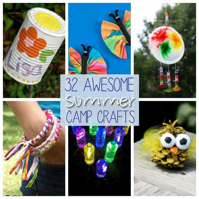 Arts And Craft For Summer Camp
 Camp Crafts to Make This Summer 30 summer camp crafts