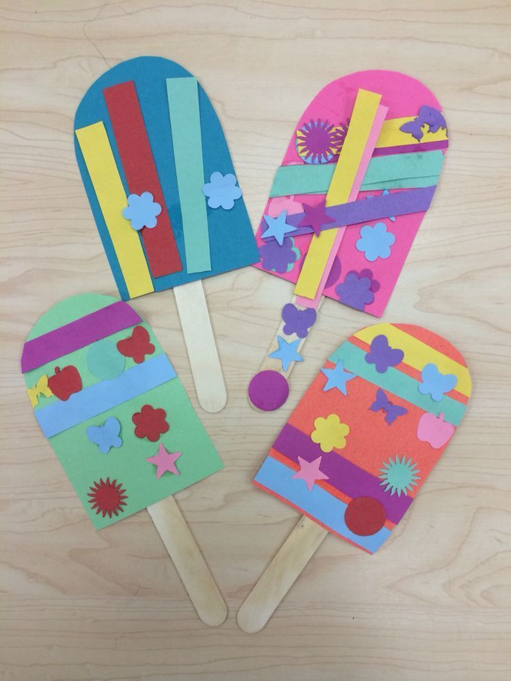 Arts And Craft For Summer Camp
 Popsicle Summer Art Craft for Preschoolers Kindergarten