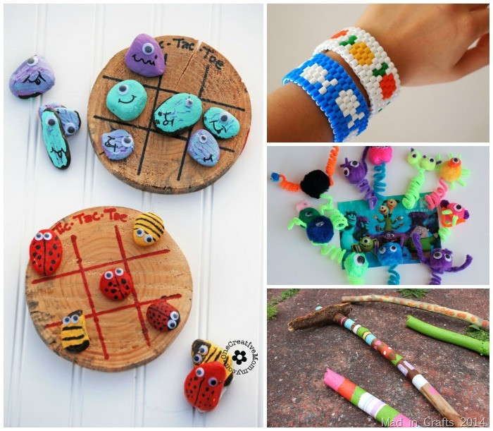Arts And Craft For Summer Camp
 SUMMER CAMP CRAFTS Mad in Crafts