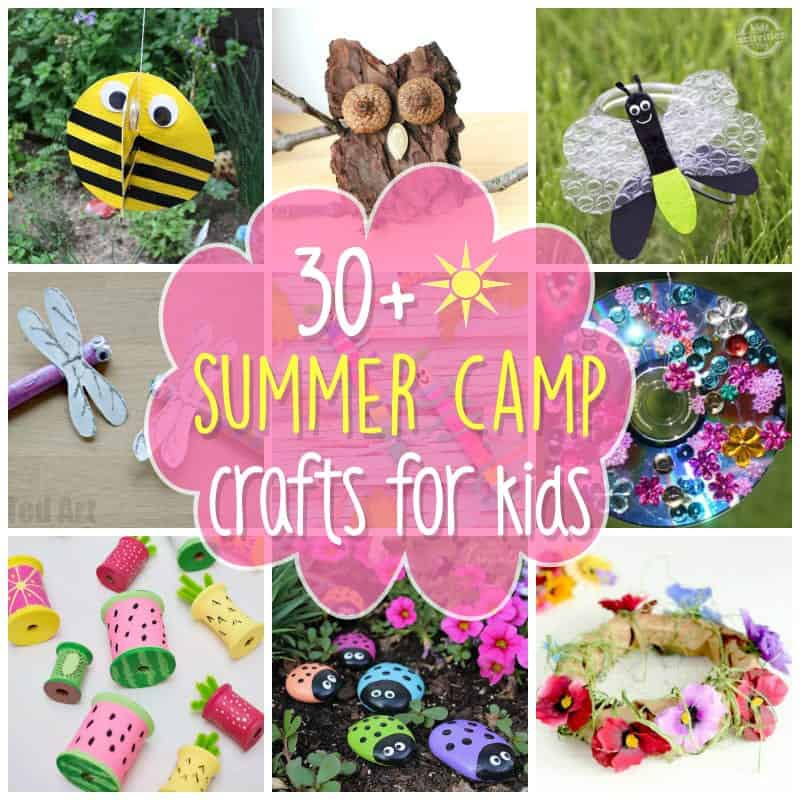 Arts And Craft For Summer Camp
 Summer Camp Crafts for Kids 30 ideas for a fun camp