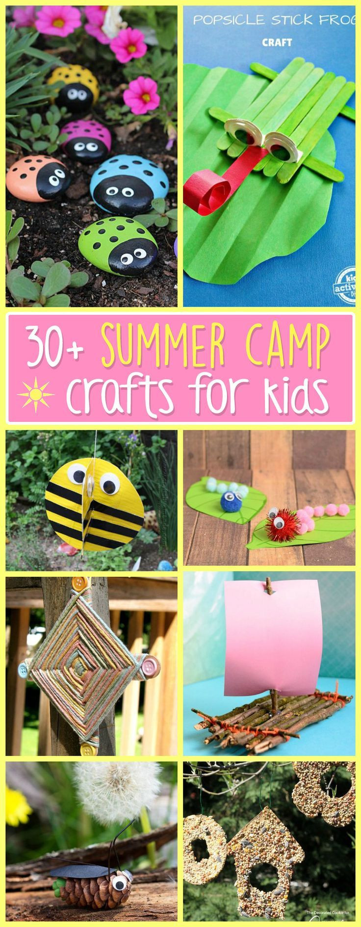 Arts And Craft For Summer Camp
 Summer Camp Crafts Nurture their creative minds with