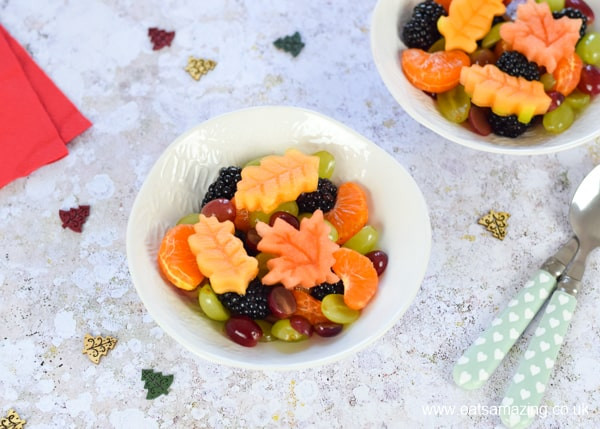 Autumn Fruit Salad Recipe
 Autumn Fruit Salad Recipe with Edible Autumn Leaves