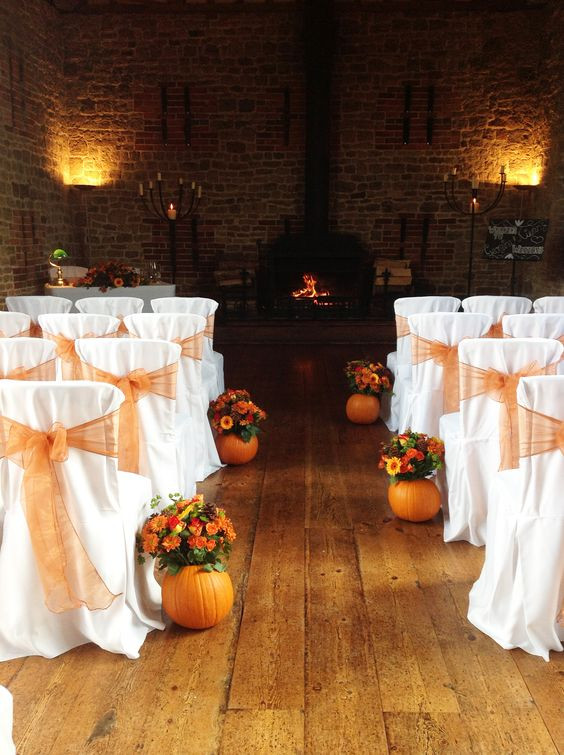 Autumn Wedding Decor
 Autumn Colour Scheme Orange