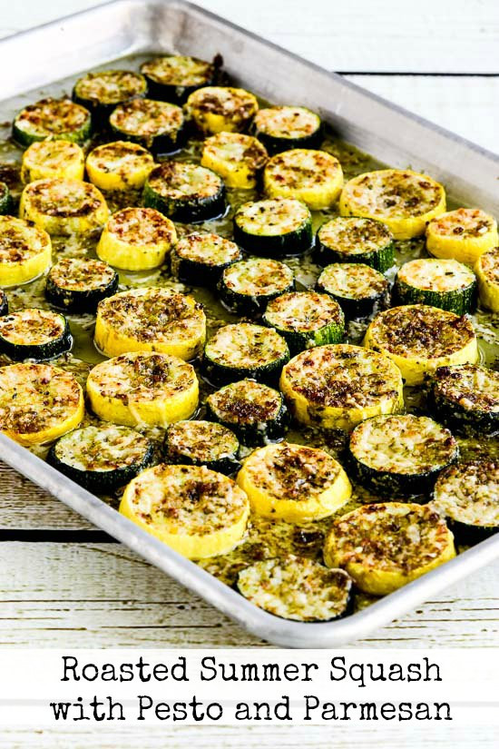 Baked Summer Squash Recipe
 Roasted Summer Squash with Pesto and Parmesan Kalyn s