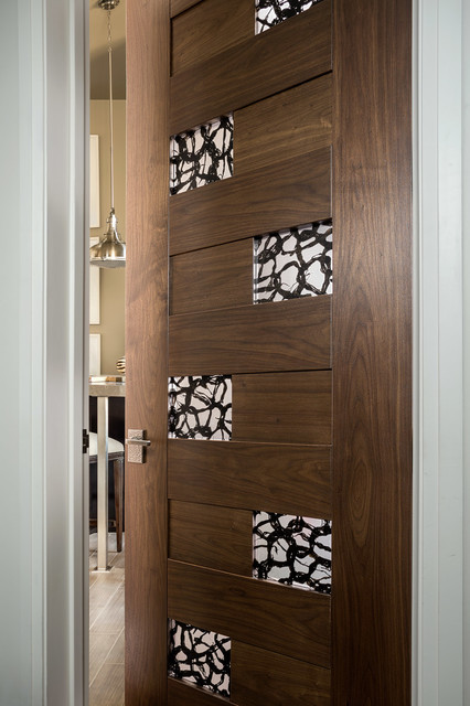 Bathroom Door Design
 Las Vegas Modern Home Interior Solid Wood Walnut Door