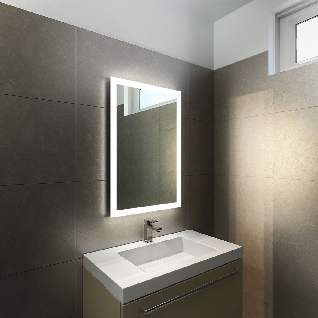 Bathroom Mirror Side Lights
 Light Mirrors LED Bathroom Mirror Enlighten Halo Range