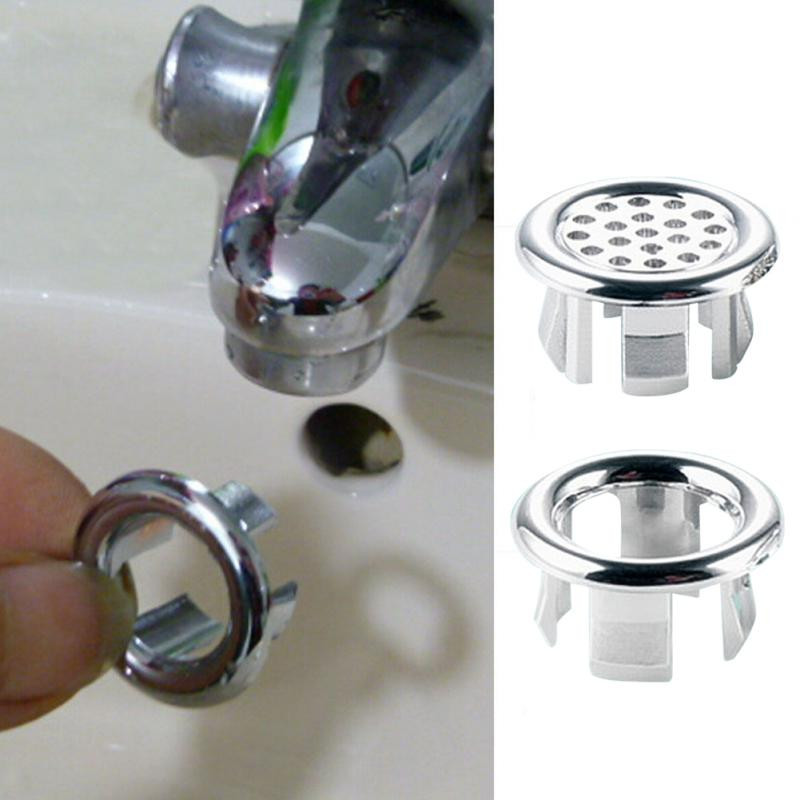 Bathroom Sink Drain Cover
 Kitchen Sink Accessory Round Ring Overflow Spare Cover