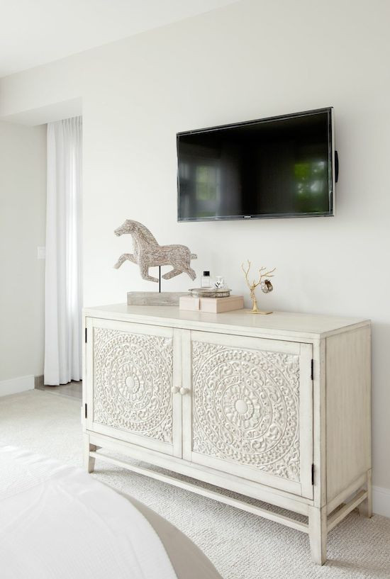 Bedroom Media Cabinet
 Perfect "media console" for the guest bedroom