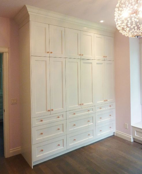 Bedroom Wall Storage Units
 Custom storage cabinets for a girls room Pink accent