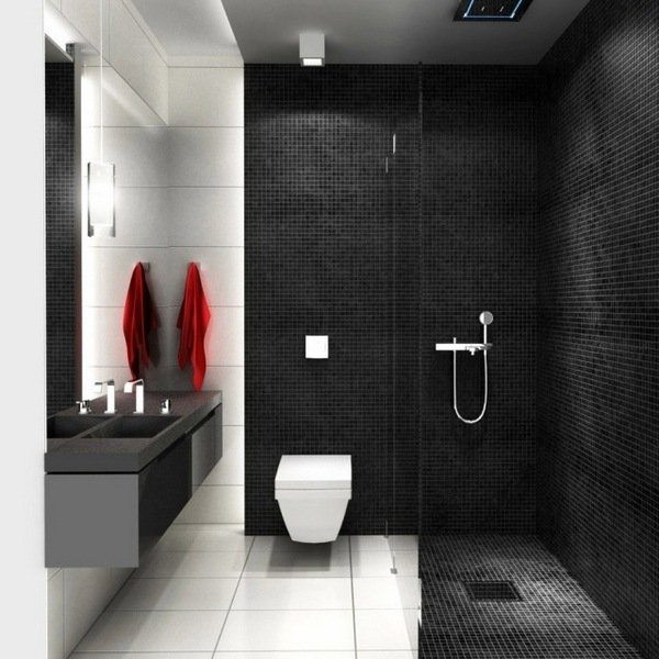 Black Bathroom Tile Ideas
 20 Modern Bathrooms With Black Shower Tile