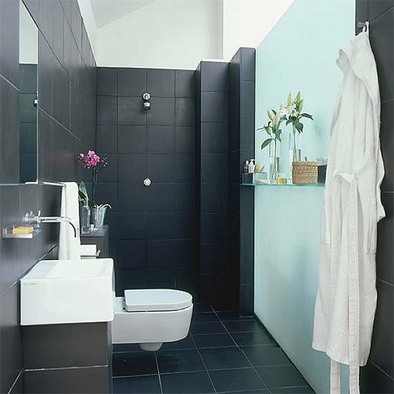 Black Bathroom Tile Ideas
 34 black bathroom tile ideas and pictures