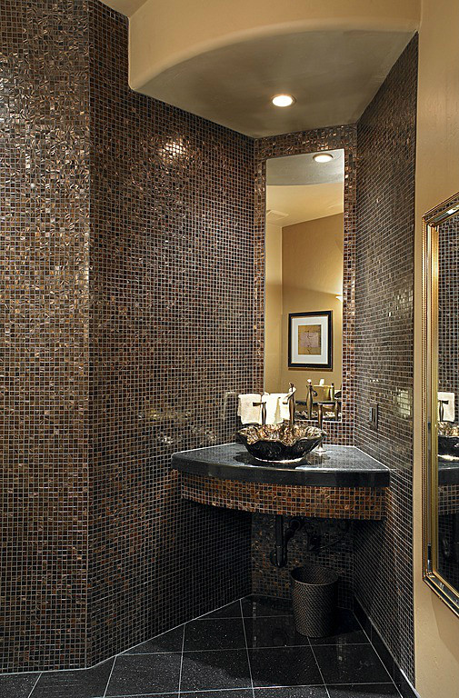 Black Bathroom Tile Ideas
 40 Stylish Small Bathroom Design Ideas Decoholic