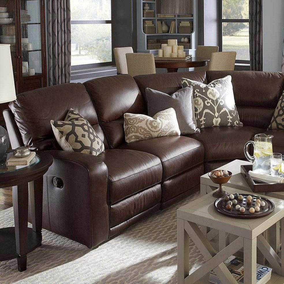 Brown Couches Living Room Ideas
 Awesome Reclining Living Room Furniture 4 Brown Leather