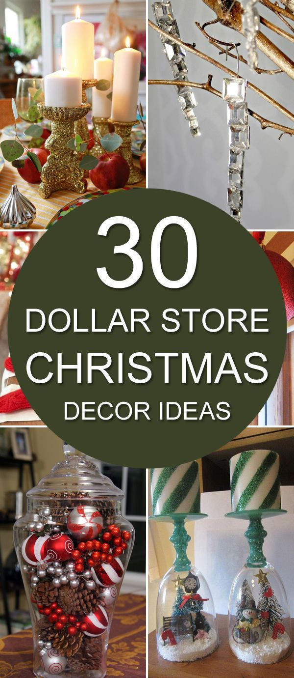 Cheap Christmas Decoration Ideas
 30 Dollar Store Christmas Decor Ideas