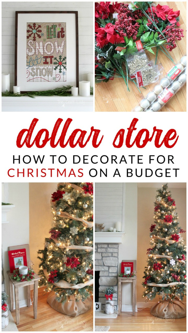 Cheap Christmas Decoration Ideas
 Dollar Store Christmas Decorations How to Get the Most