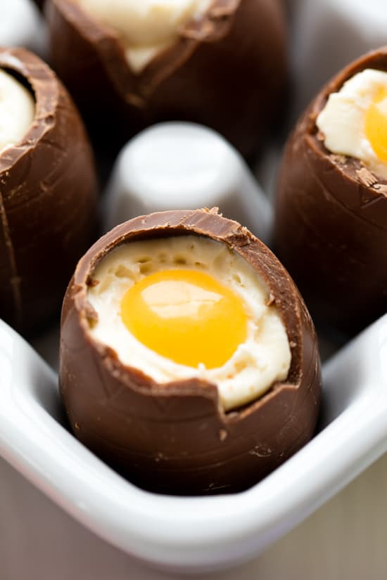 Chocolate Easter Egg Recipe
 Cheesecake Filled Easter Eggs
