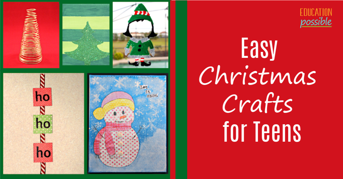 Christmas Craft For Teenagers
 Easy Christmas Crafts for Teens