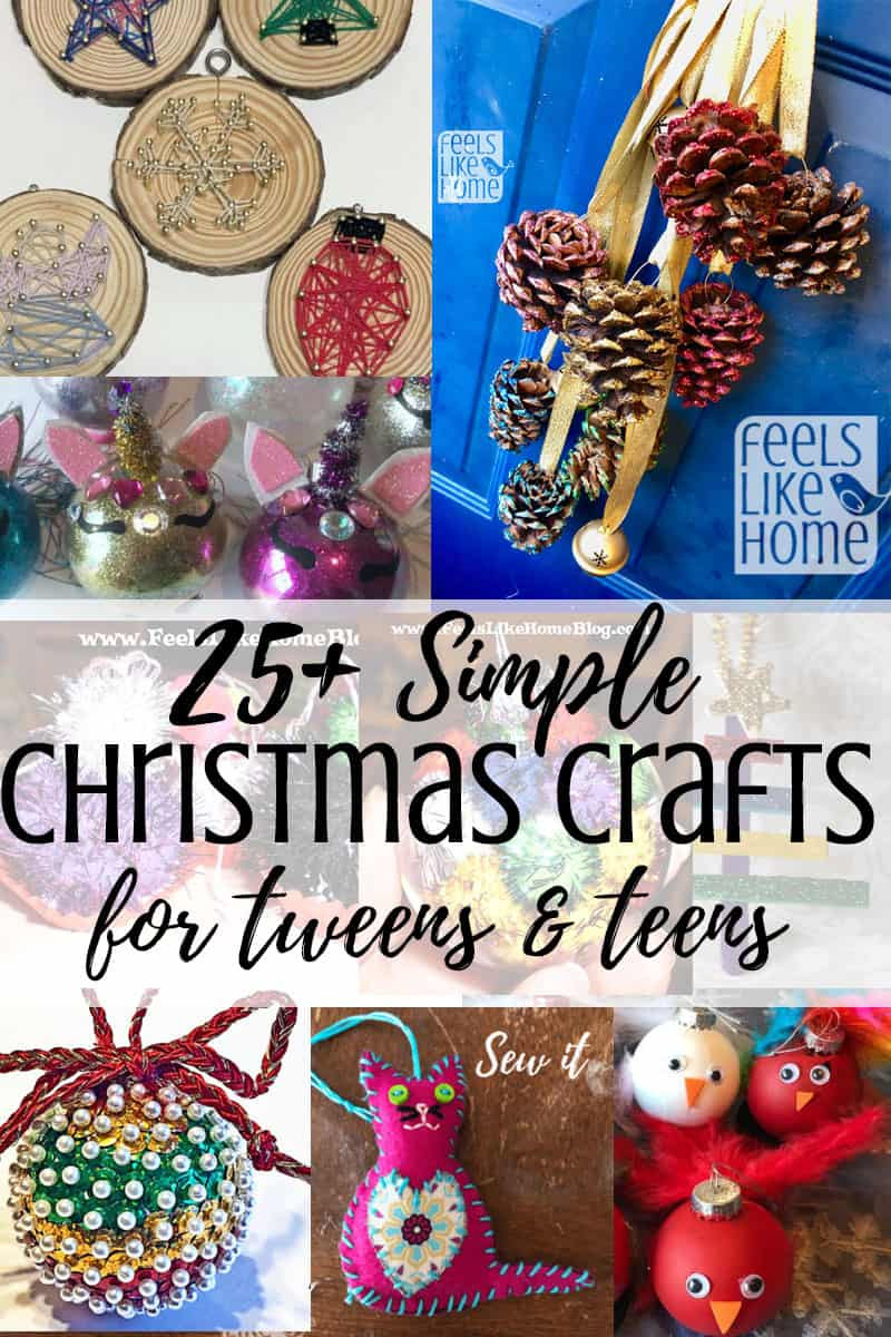 Christmas Craft For Teenagers
 Christmas Crafts for Tweens & Teens