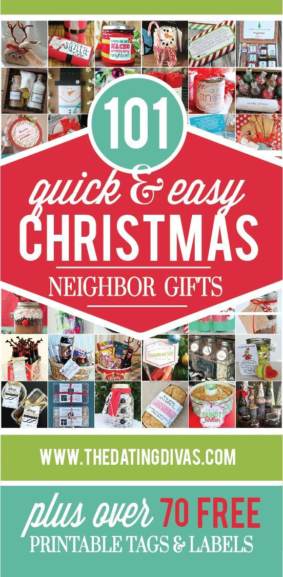 Christmas Gifts For Neighbors
 101 Quick and Easy Christmas Neighbor Gifts