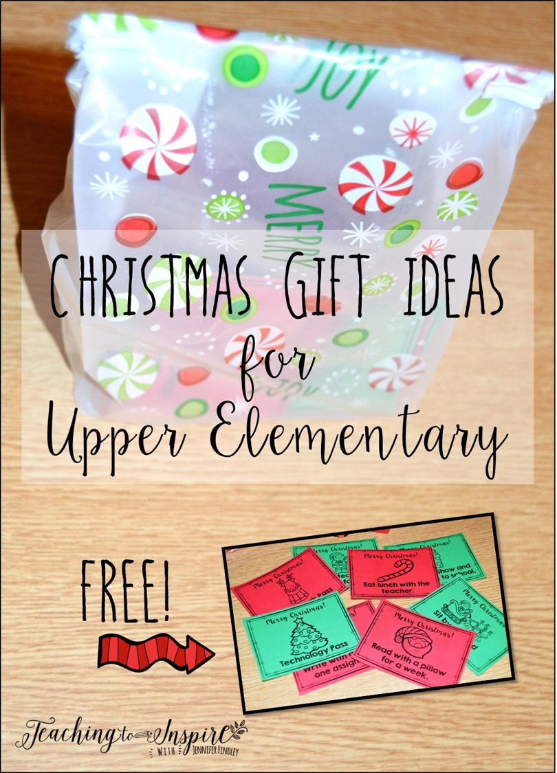 Christmas Gifts For Students
 Christmas Activities for Upper Elementary Teaching to